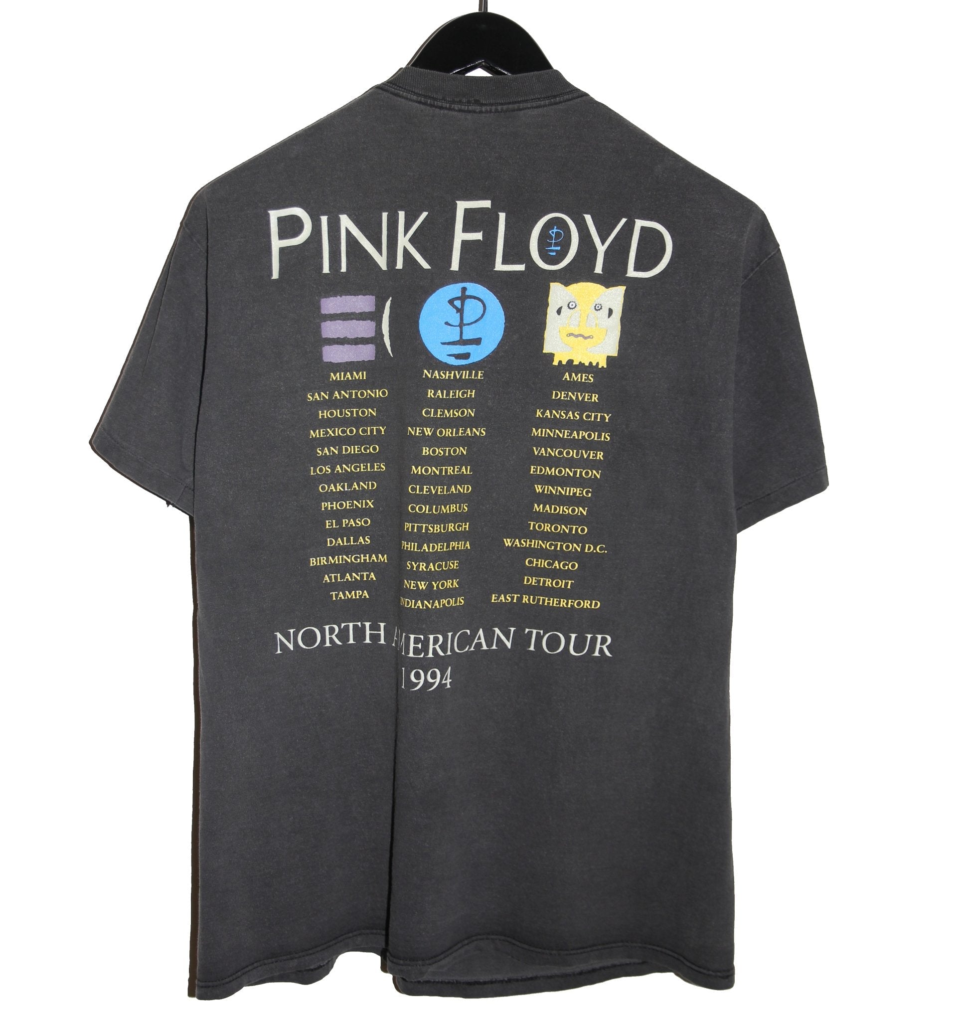 Pink Floyd 1994 Division Bell North American Tour Shirt - Faded AU