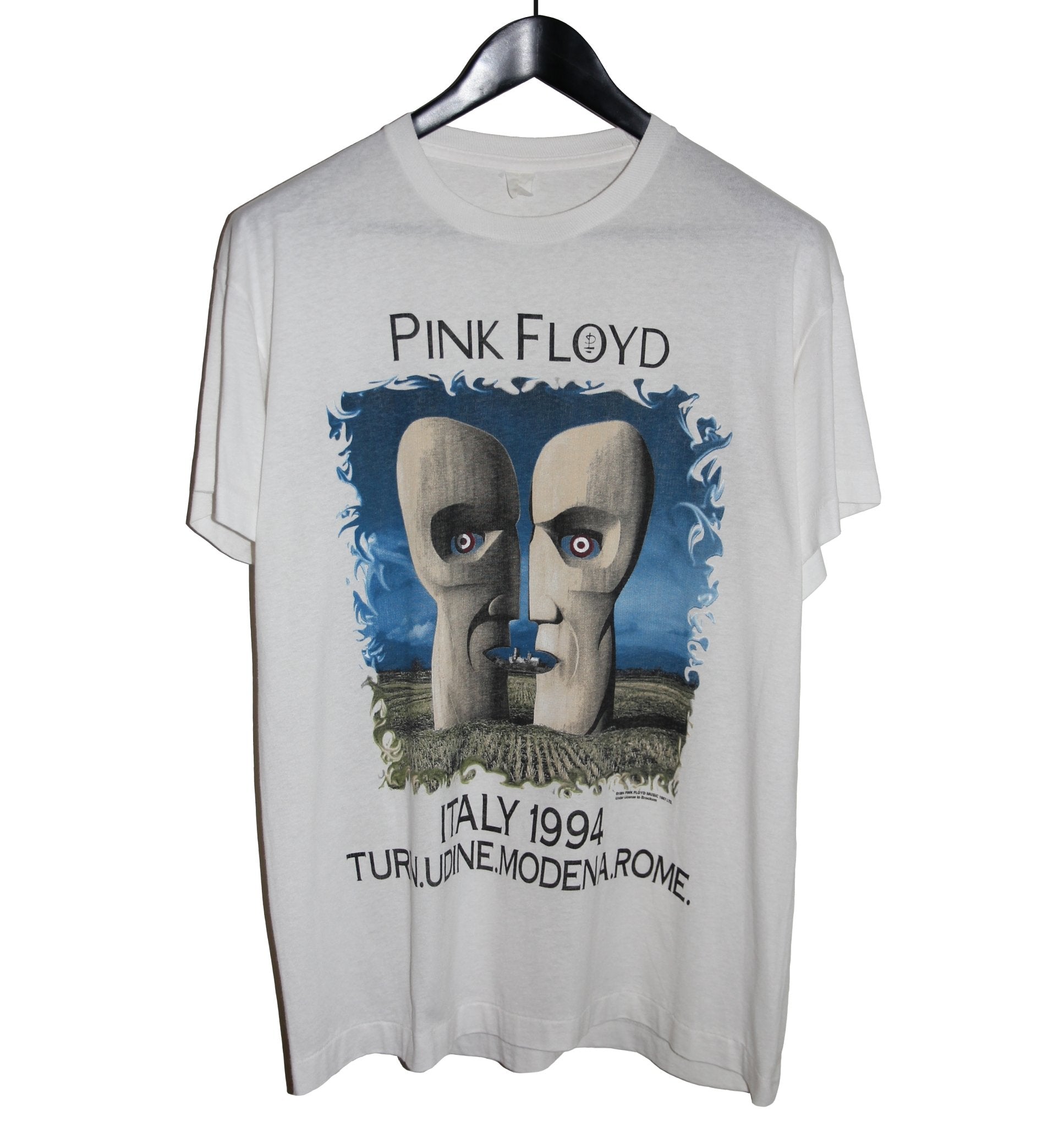 Pink Floyd 1994 The Division Bell Italian Tour Shirt - Faded AU