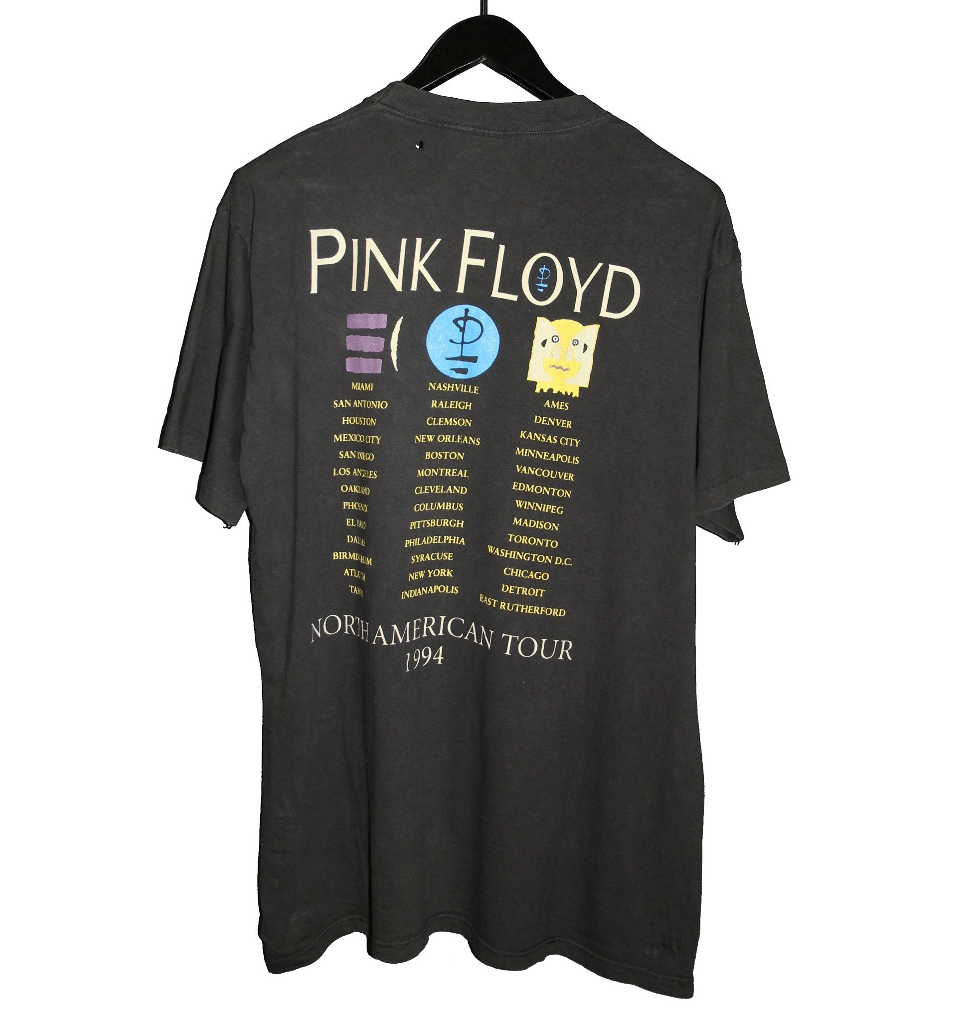 Pink Floyd 1994 The Division Bell Tour Shirt - Faded AU