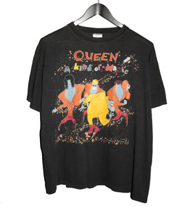 Queen 1986 A Kind Of Magic Tour Shirt - Faded AU