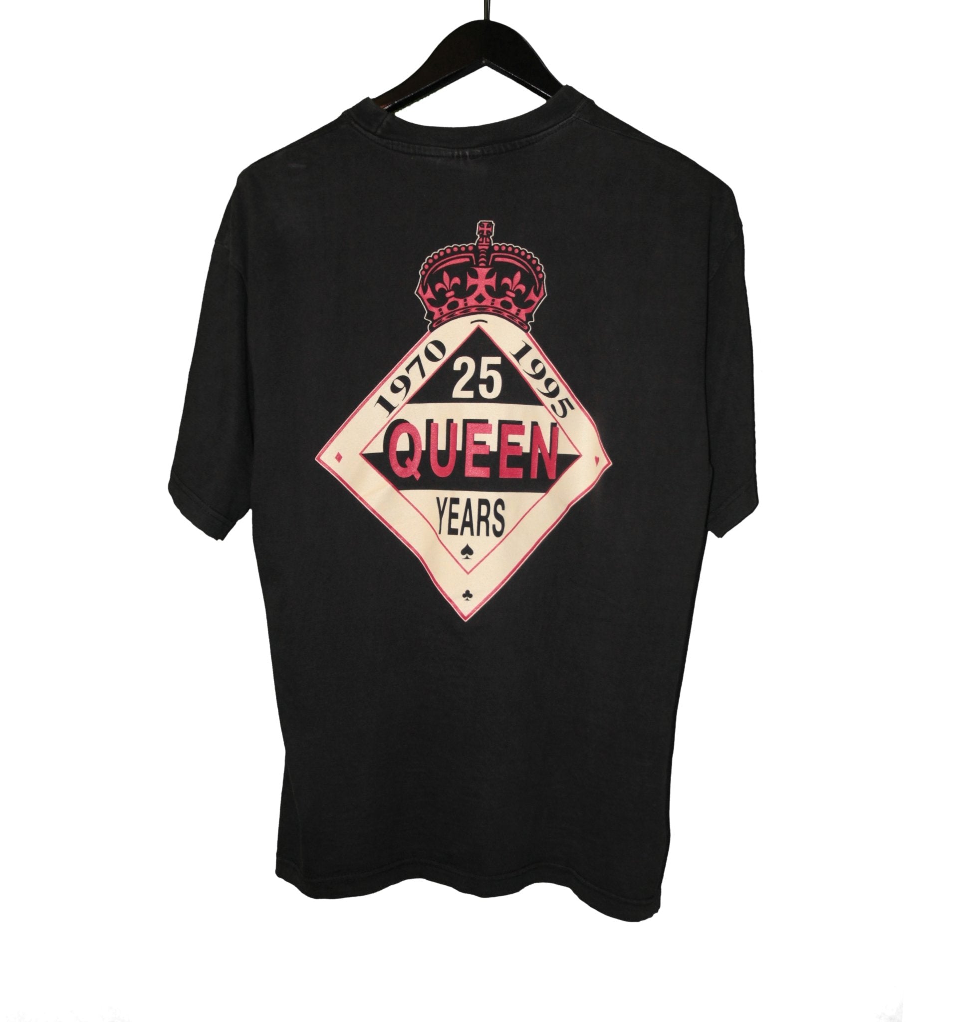 Queen 1995 25 Year Anniversary Shirt - Faded AU