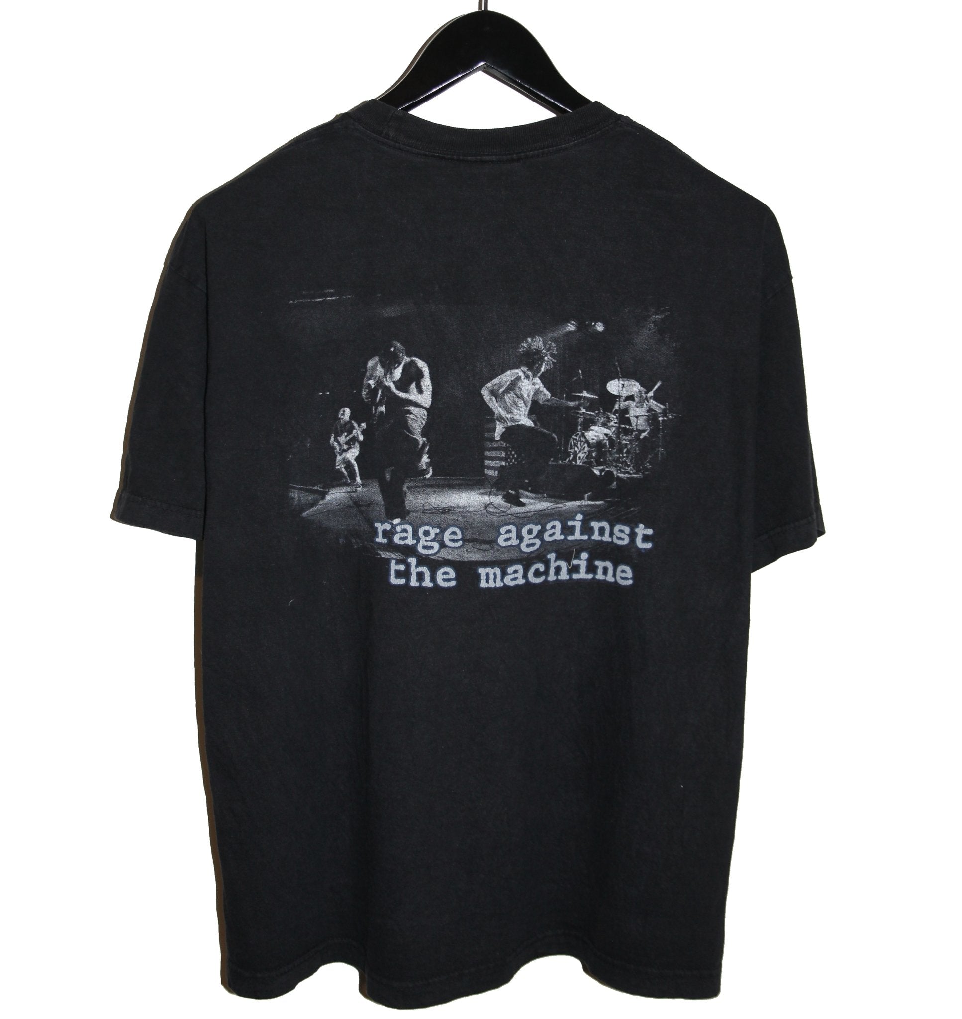 Rage Against The Machine 1998 Live & Rare Shirt - Faded AU