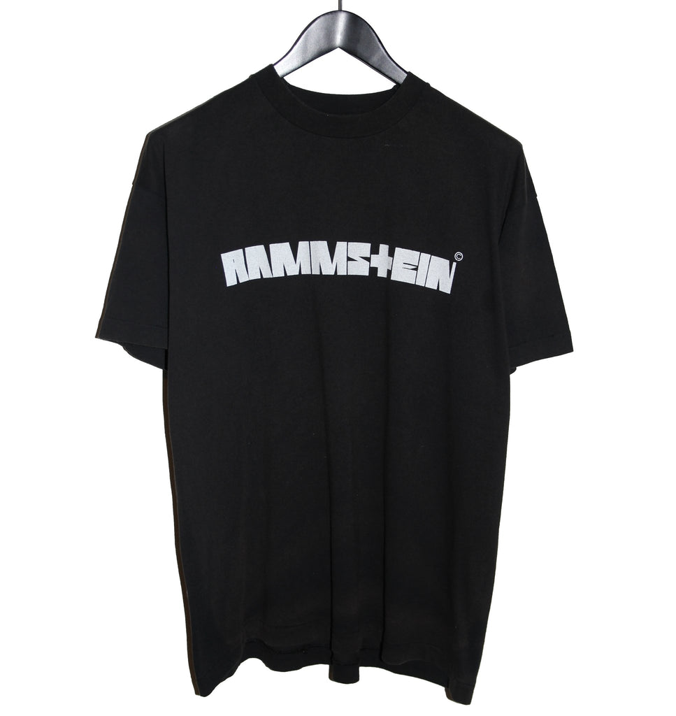 Rammstein 1998 Ein Mensch Brennt Shirt – Faded AU