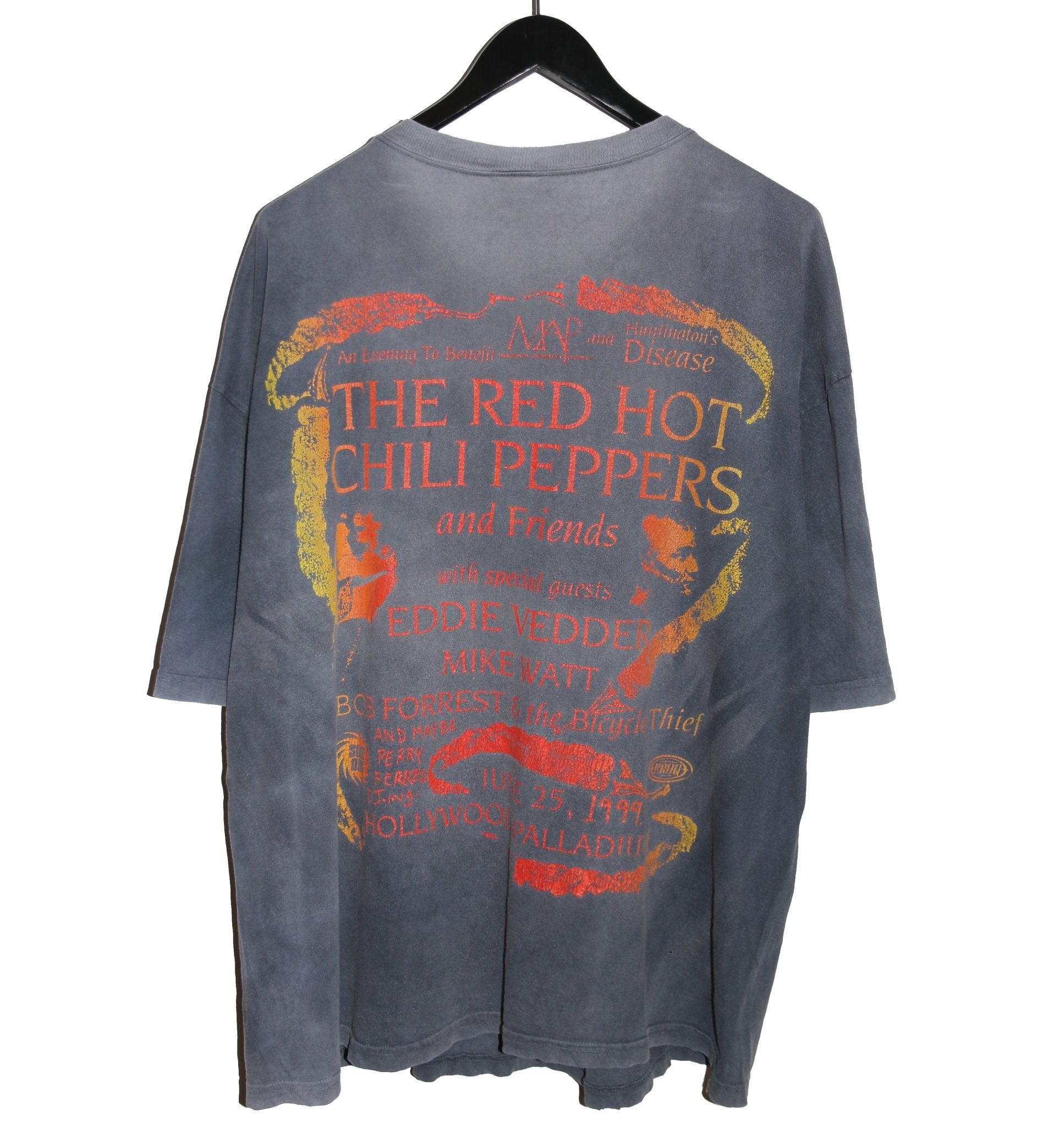 Red Hot Chili Peppers 1999 Hollywood Palladium Show Shirt - Faded AU