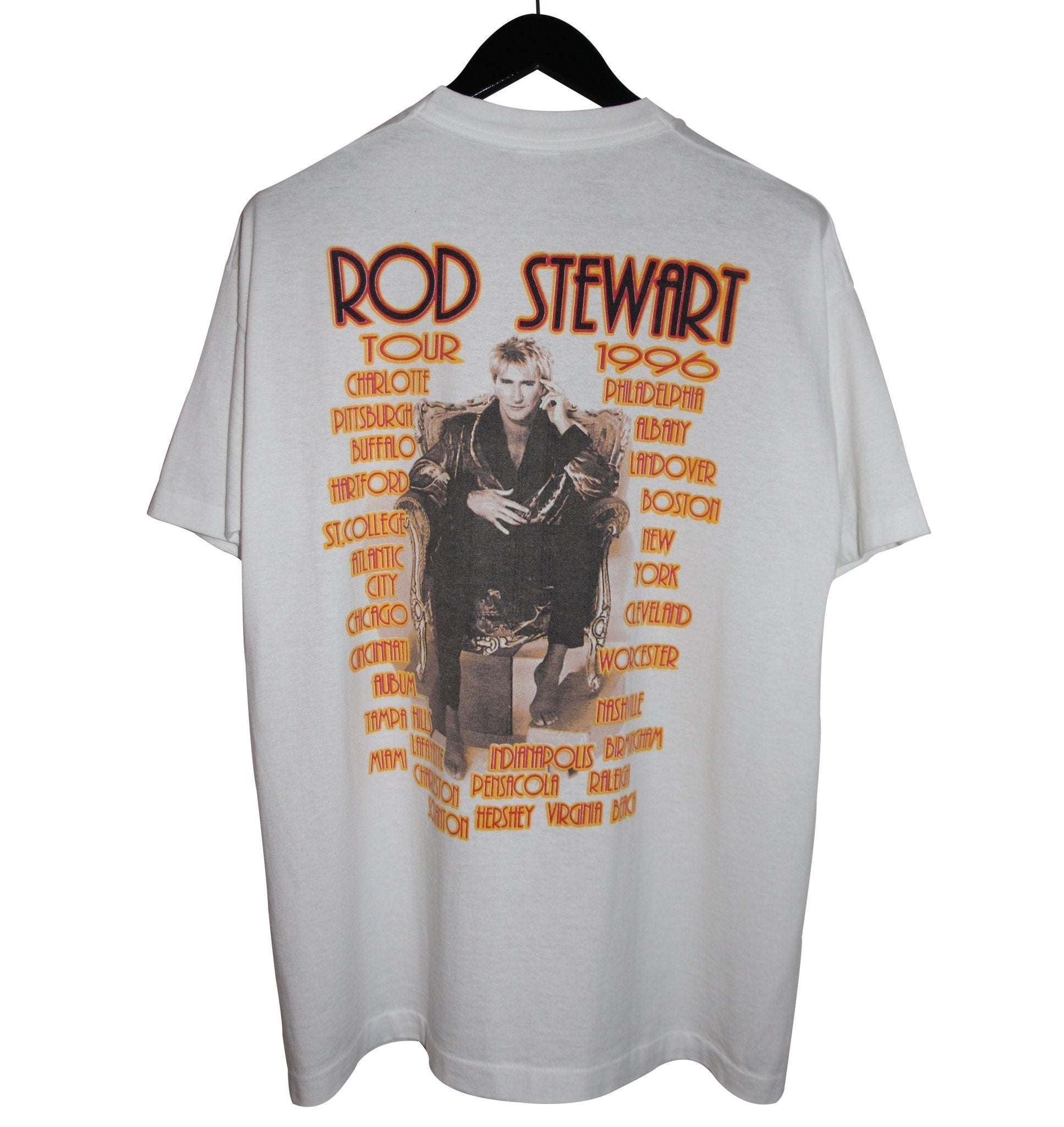 Rod Steward 1996 Live in Concert Shirt - Faded AU
