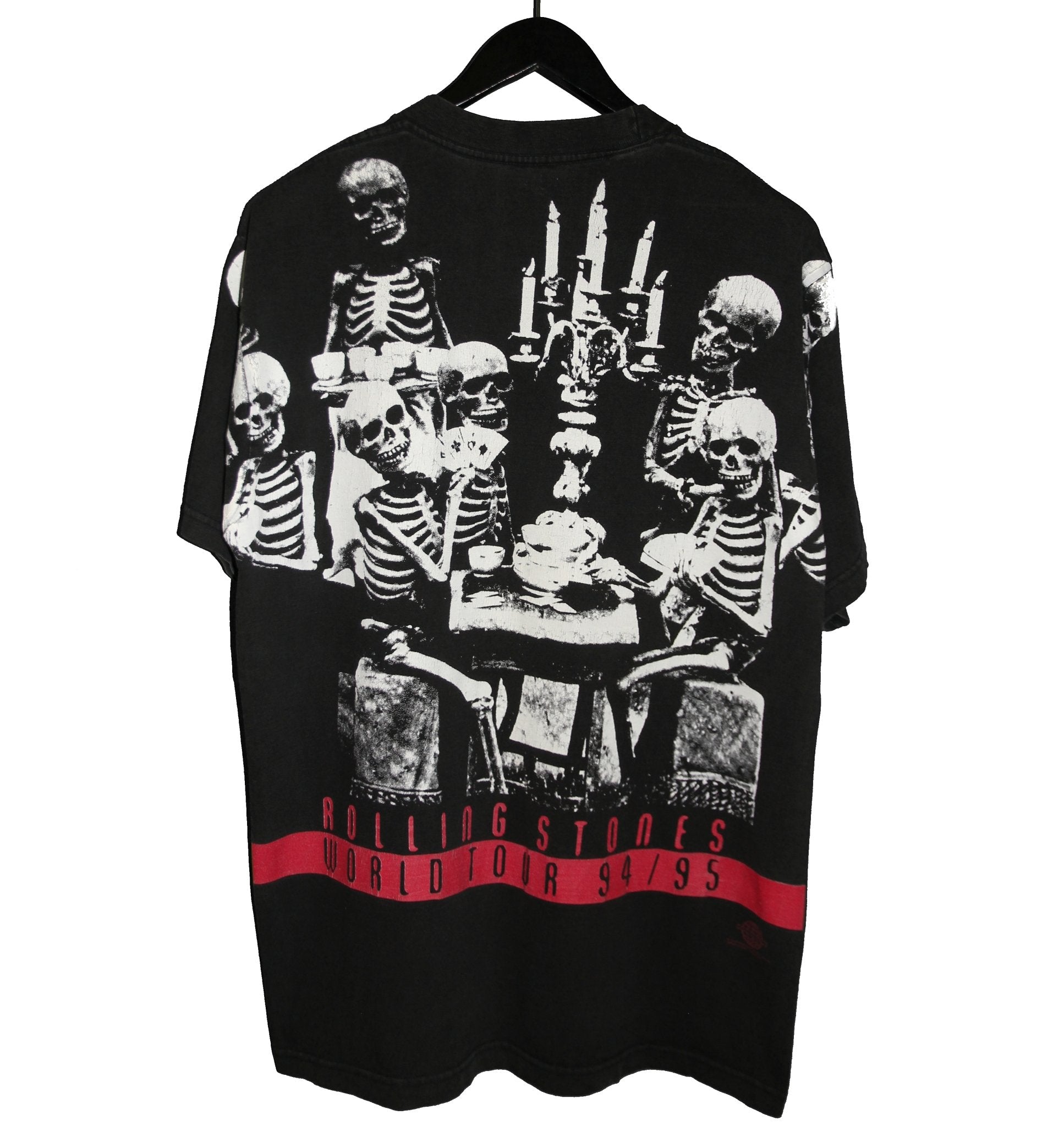 Rolling Stones 1994 Voodoo Lounge All Over Print Shirt - Faded AU