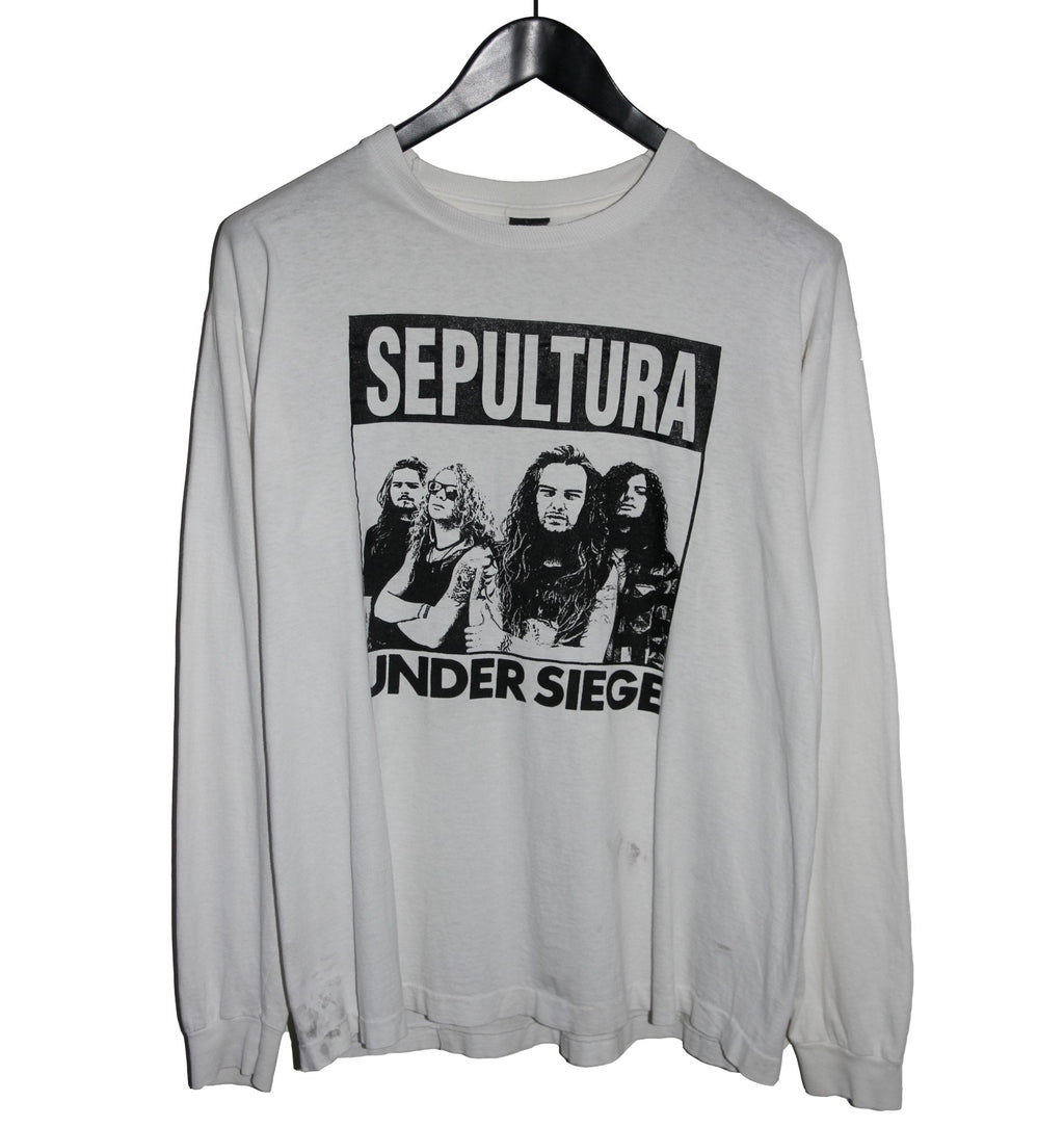Sepultura 1991 Under Siege Long Sleeve - Faded AU