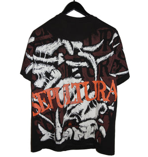 Sepultura 1992 All Over Print Shirt - Faded AU