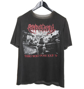 Sepultura 1992 Third World Posse Tour Shirt - Faded AU