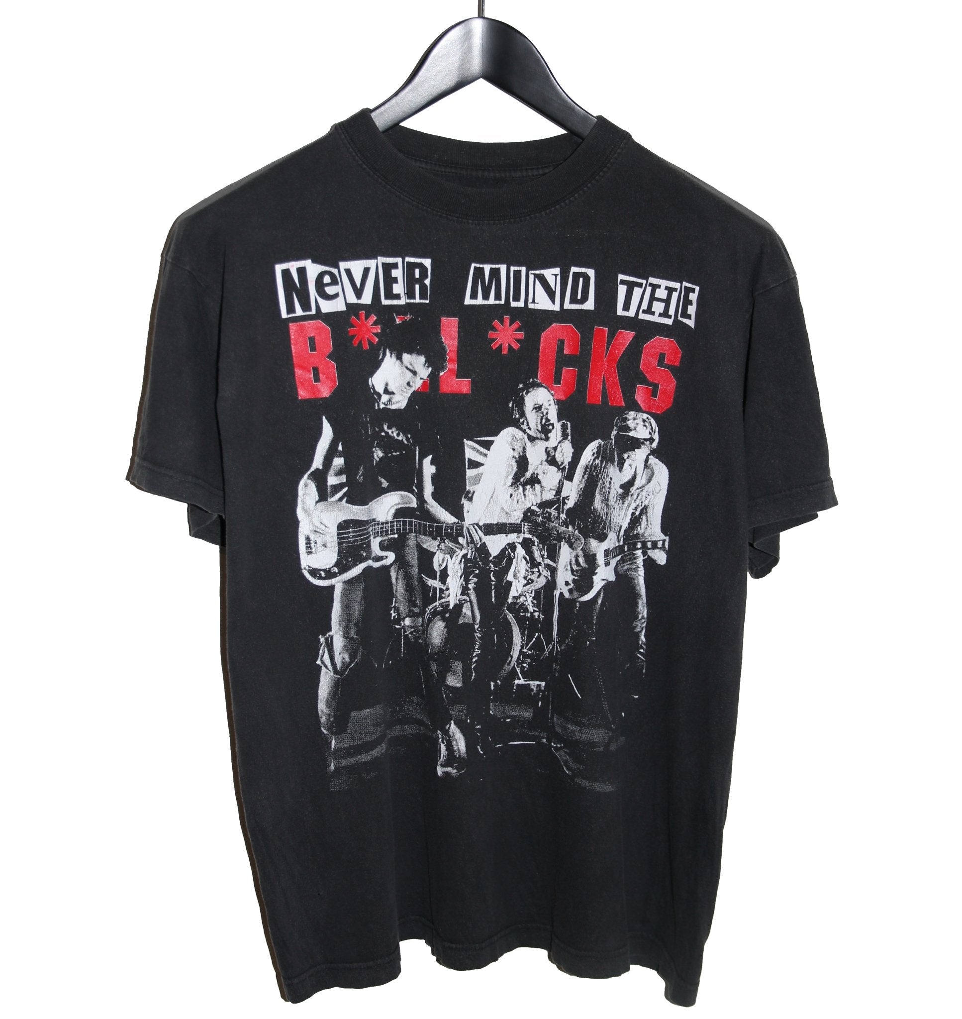 Sex Pistols 90's Never Mind the Bollocks Album Shirt - Faded AU