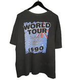 Skid Row 1990 Skids Across Australia Tour Shirt - Faded AU