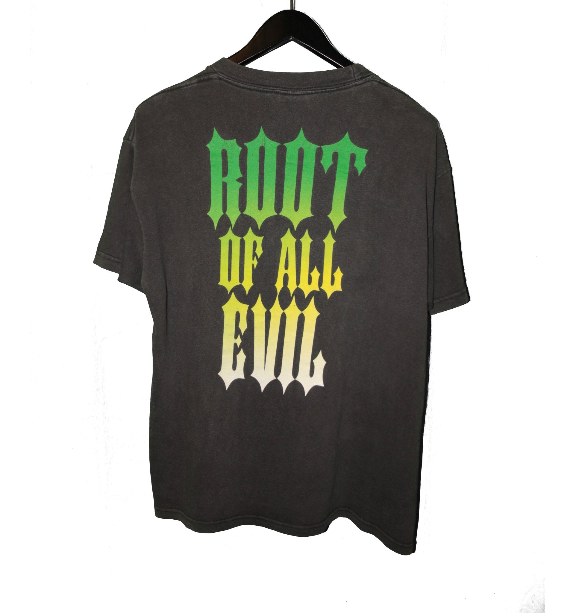 Slayer 1990 The Root Of All Evil Shirt - Faded AU