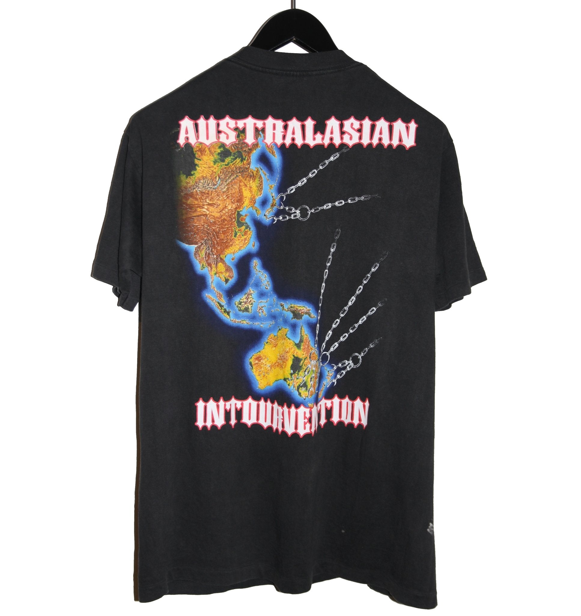 Slayer 1994 Divine Intervention Australasian Tour Shirt - Faded AU