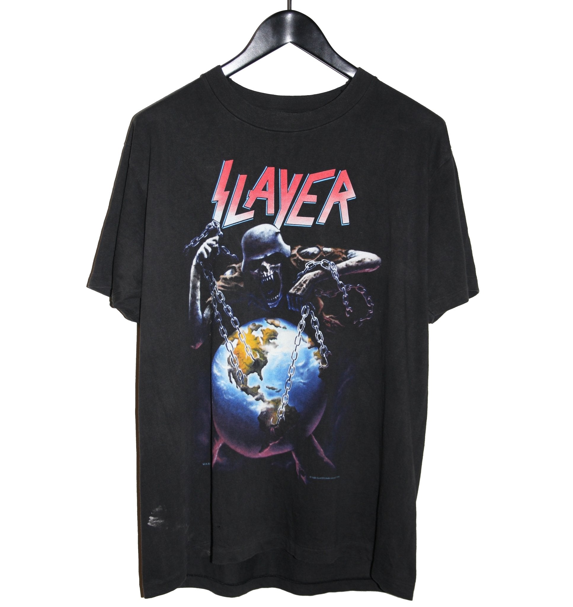 Slayer 1994 Divine Intervention Australasian Tour Shirt - Faded AU