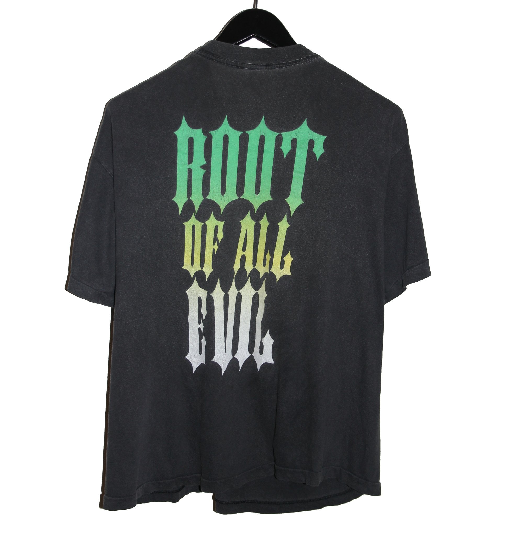 Slayer 1995 The Root Of All Evil Shirt - Faded AU