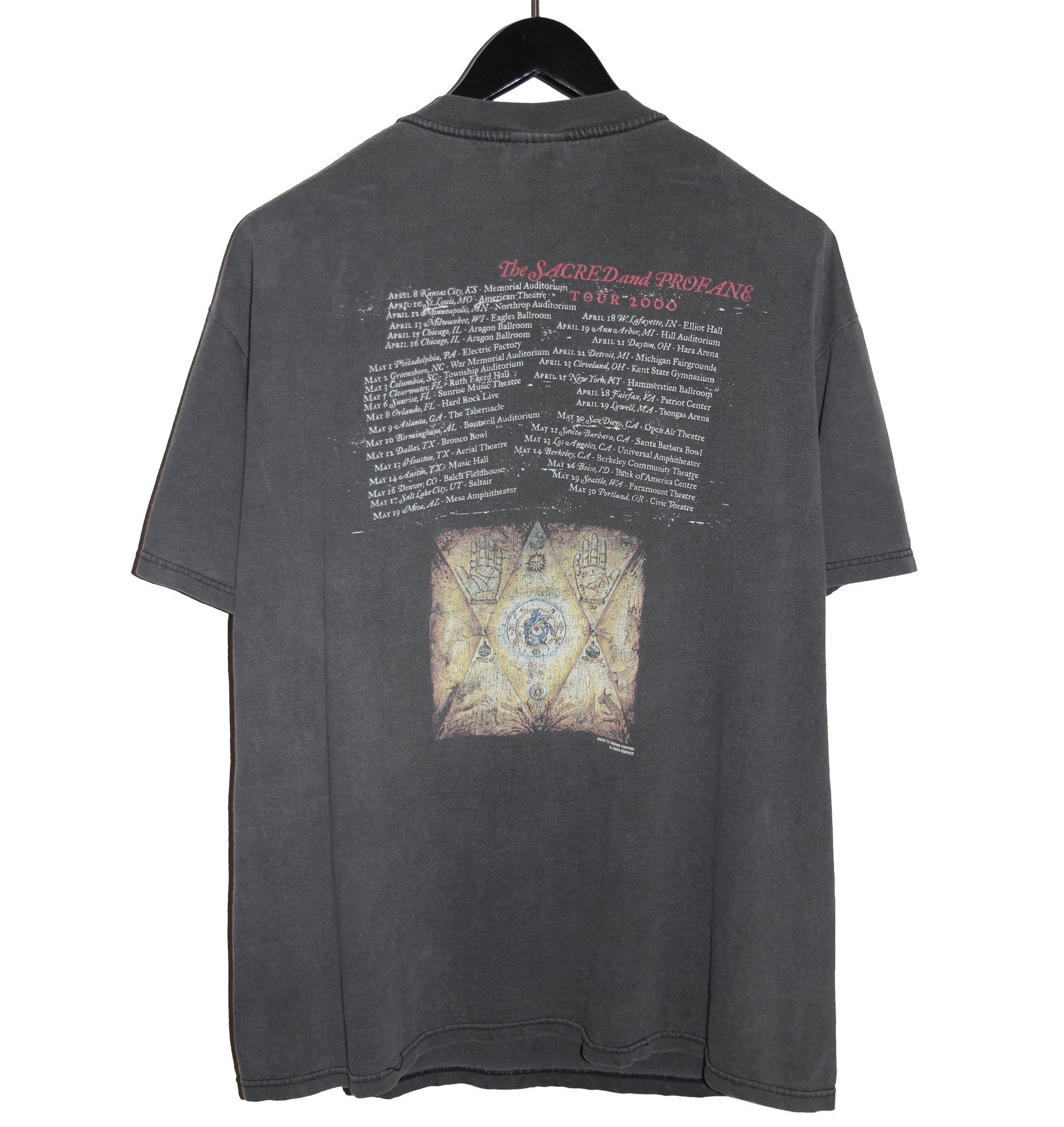 Smashing Pumpkins 2000 Machina/The Machines of God Album Shirt - Faded AU