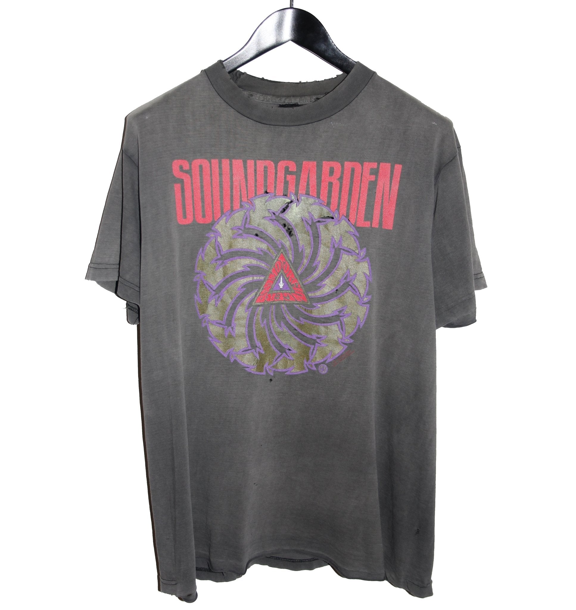 Soundgarden 1991 Badmotorfinger Album Shirt - Faded AU