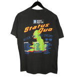 Status Quo 1991 Rock 'Til You Drop Tour Shirt - Faded AU