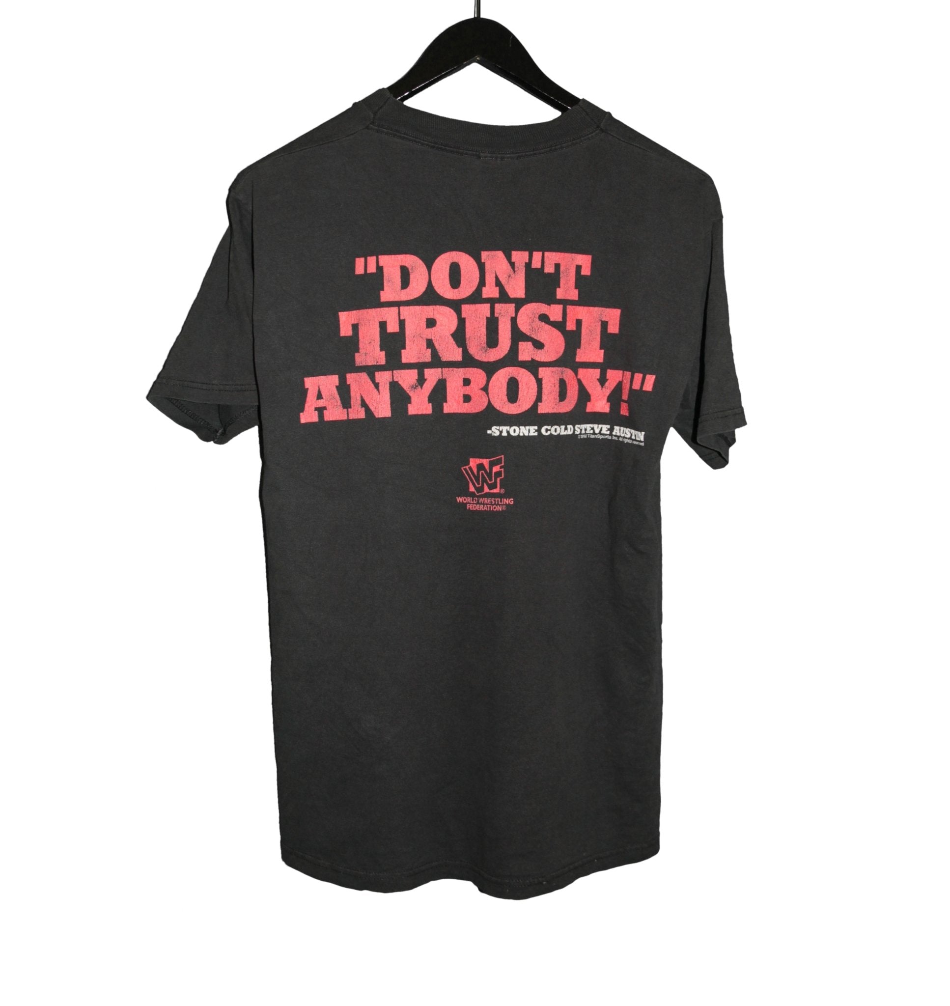 Stone Cold Steve Austin 1998 Don't Trust Anyone Shirt - Faded AU