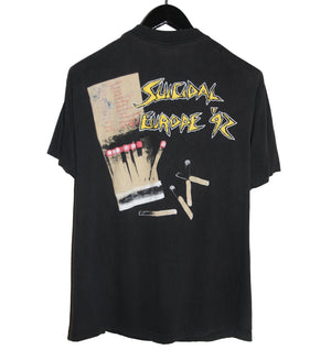Suicidal Tendencies 1992 The Art of Rebellion Tour Shirt - Faded AU