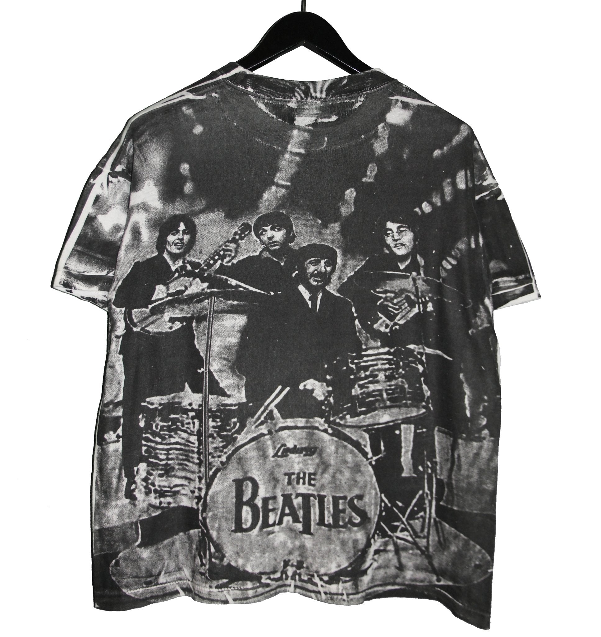 The Beatles 1990s All Over Print Shirt - Faded AU