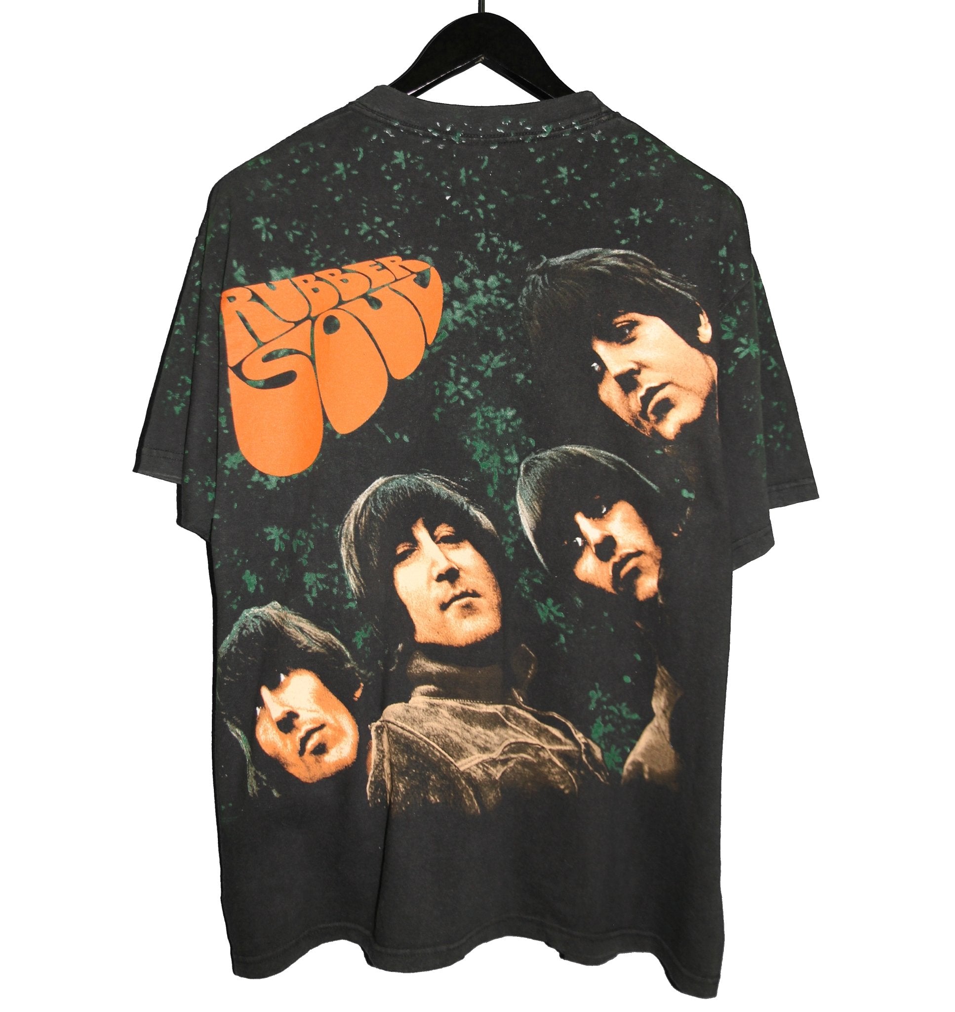 The Beatles 1990s Rubber Soul All Over Print Shirt - Faded AU