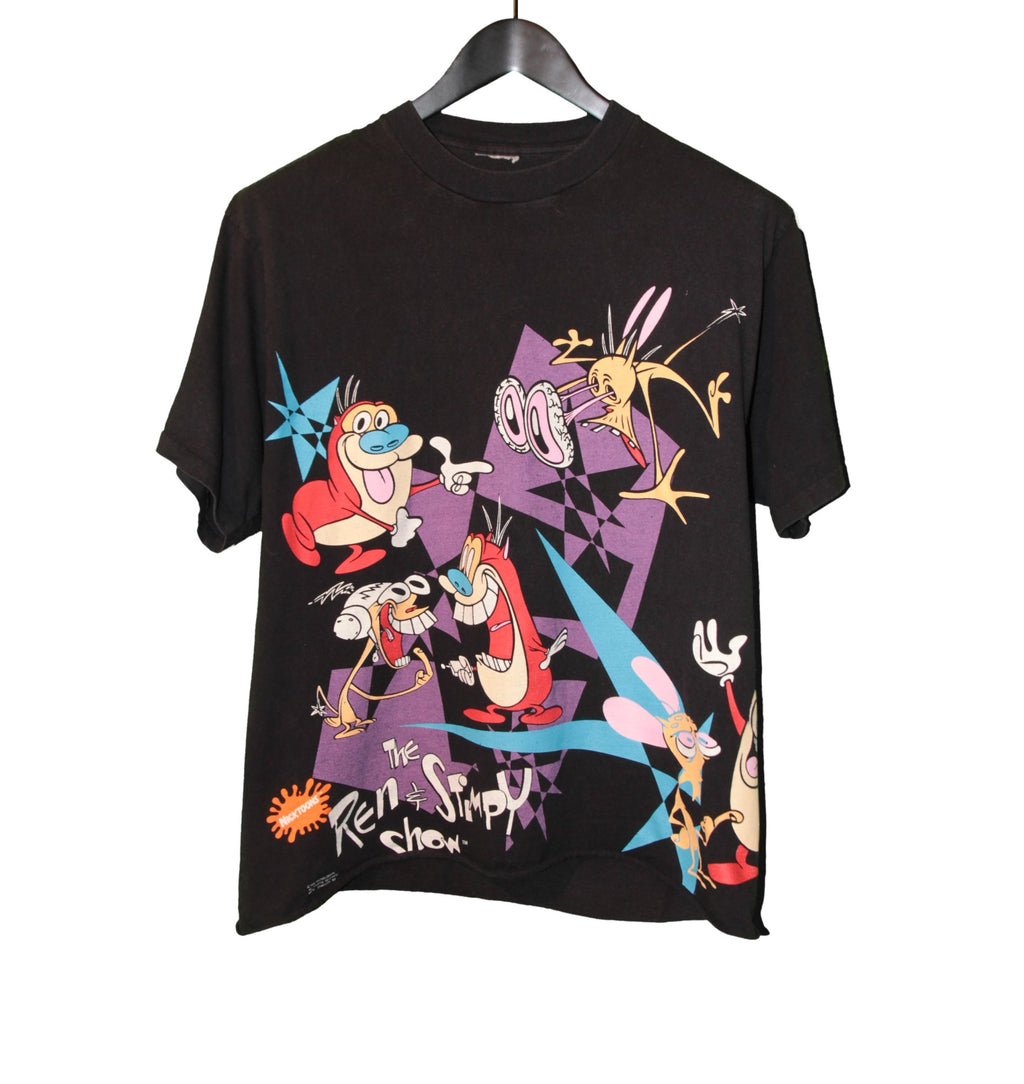 The Ren & Stimpy 1992 NickToons TV Show Shirt - Faded AU