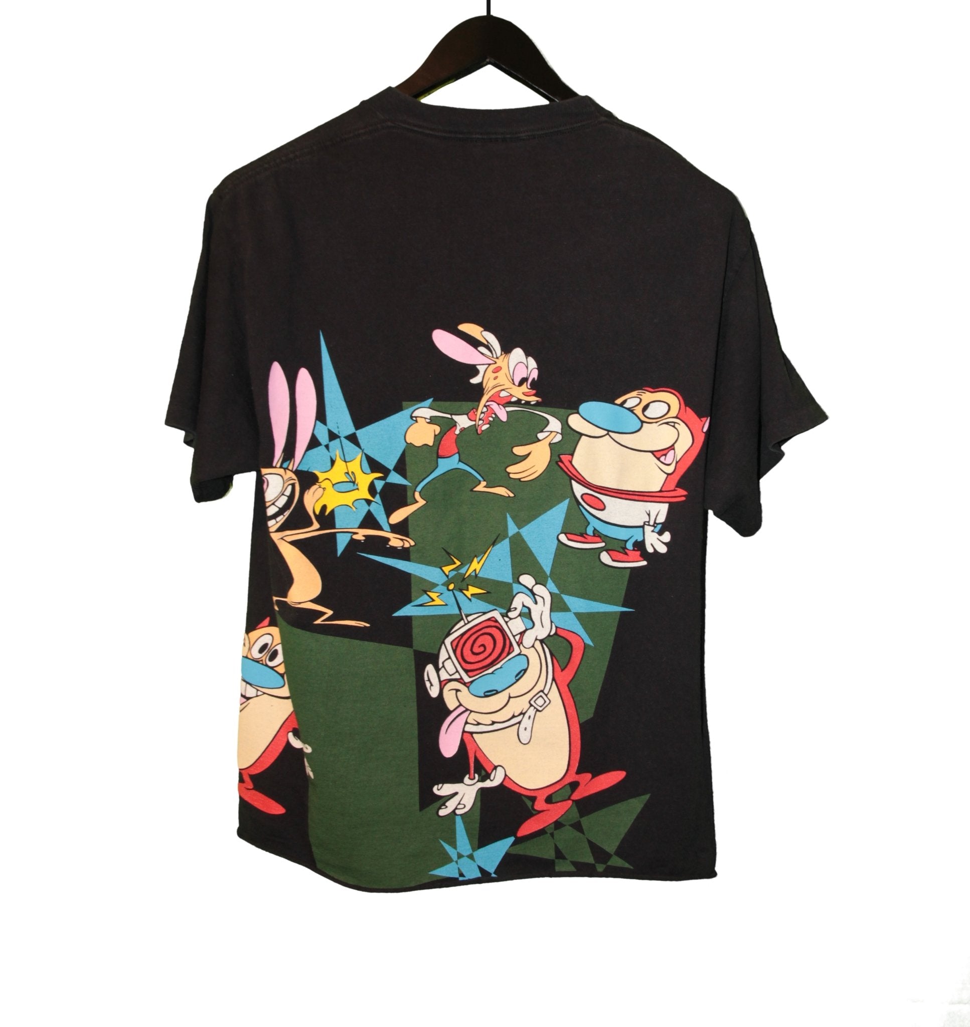 The Ren & Stimpy 1992 NickToons TV Show Shirt - Faded AU