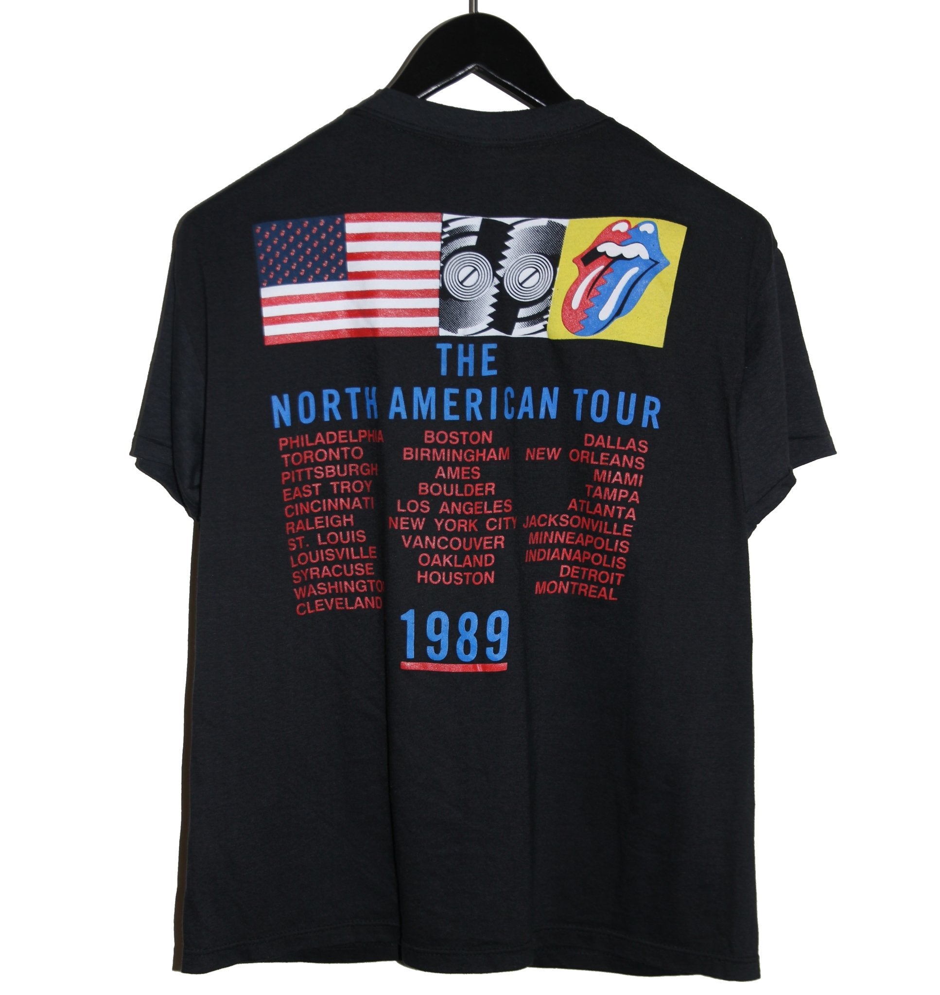 The Rolling Stones 1989 North American Tour Shirt - Faded AU