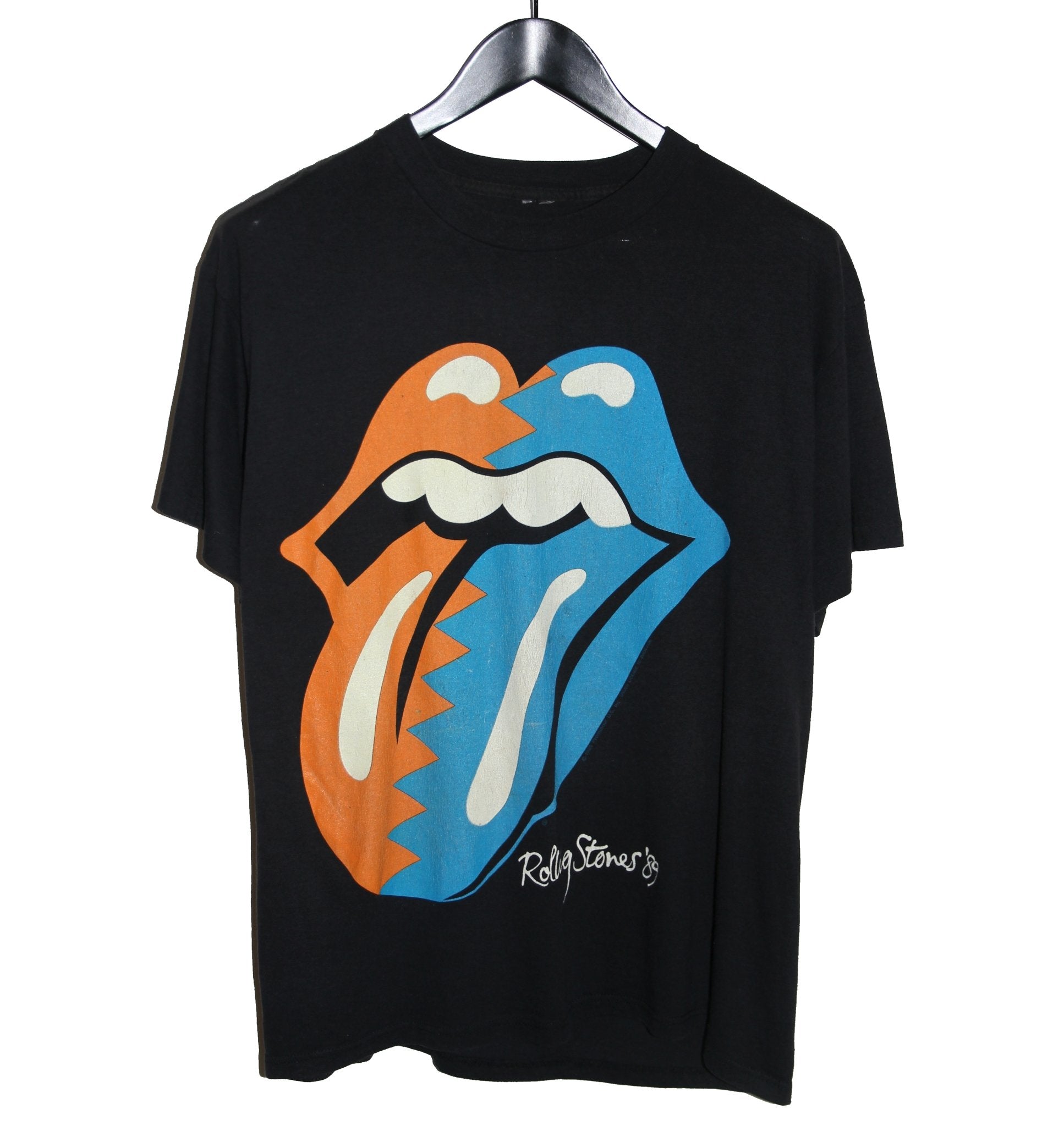 The Rolling Stones 1989 Tongue Tour Shirt - Faded AU