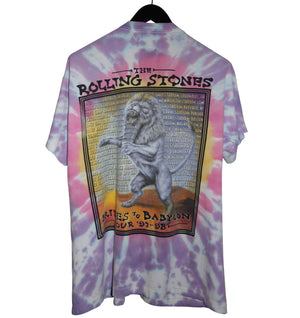 The Rolling Stones 1997/98 Bridges to Babylon Tie Dye Tour Shirt - Faded AU