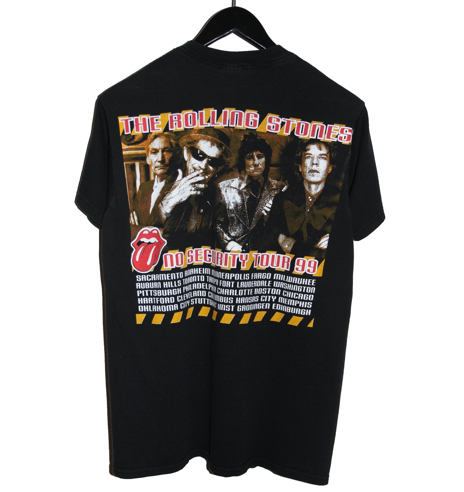 The Rolling Stones 1999 No Security Tour Shirt - Faded AU