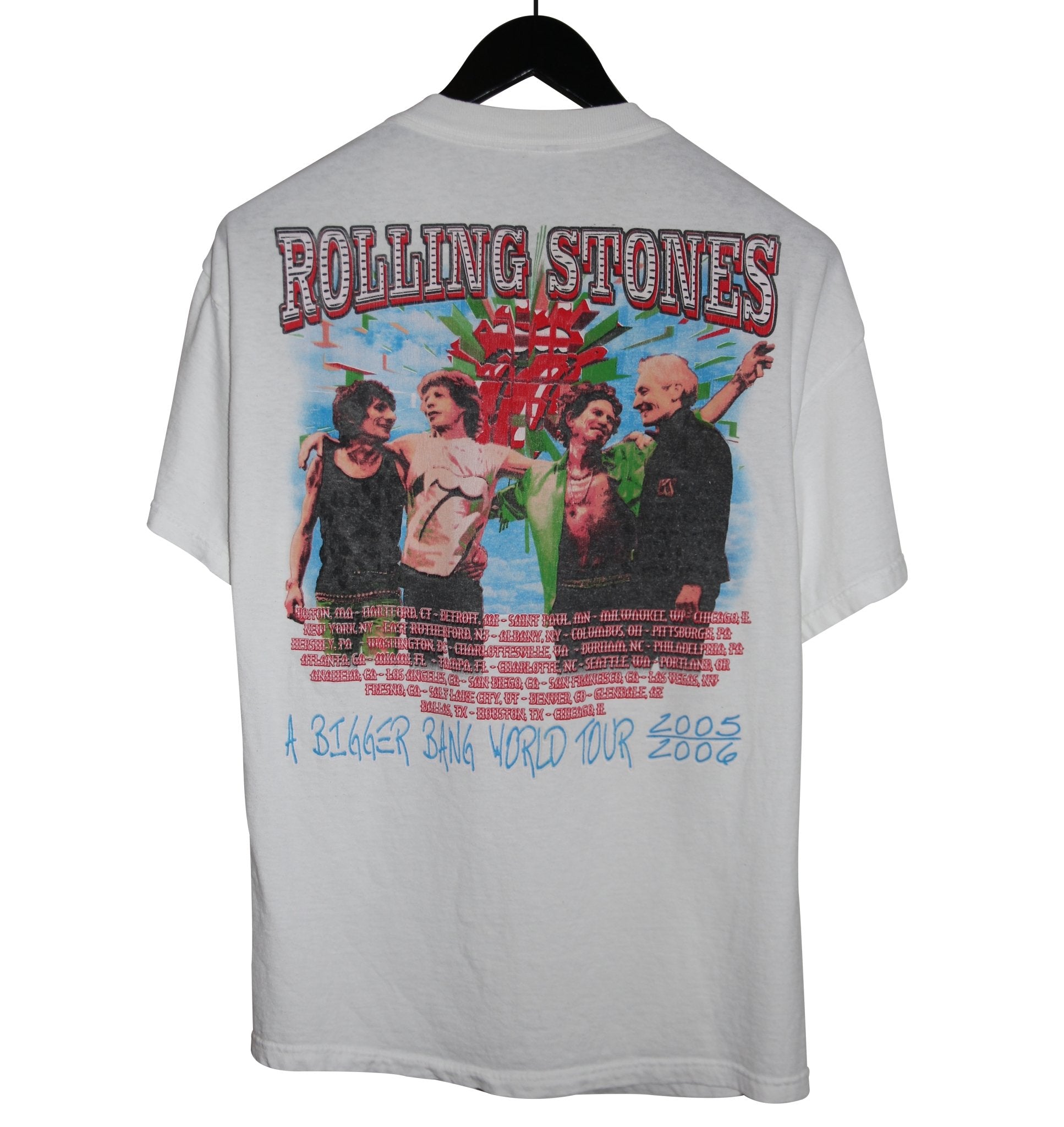 The Rolling Stones 2005/06 The Bigger Bang Tour Shirt - Faded AU