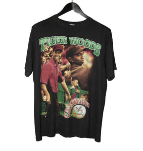 Tiger Woods 1997 Bootleg Bay Club Rap Tee - Faded AU