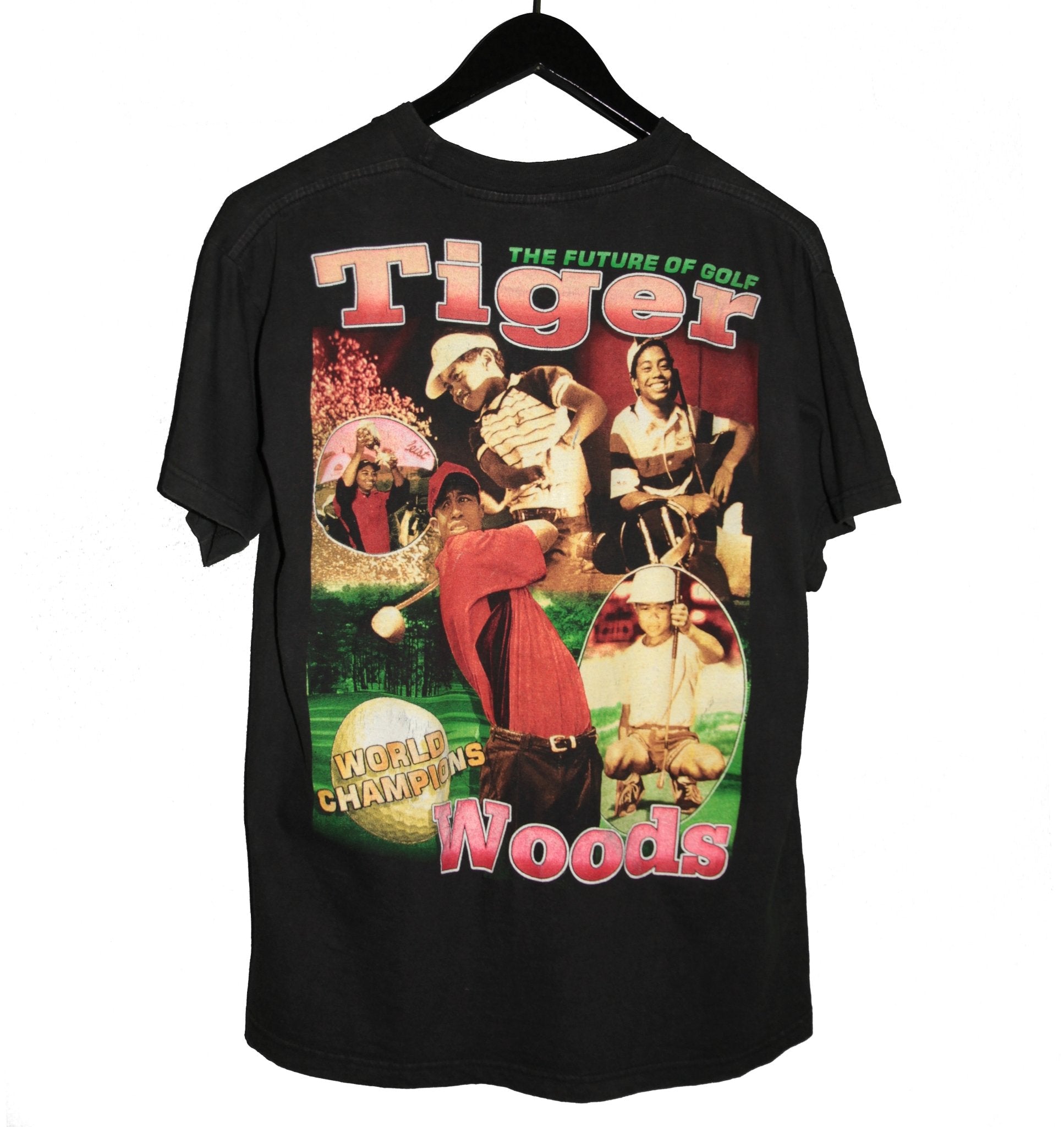 Tiger Woods 1997 The Future of Golf Rap Tee - Faded AU