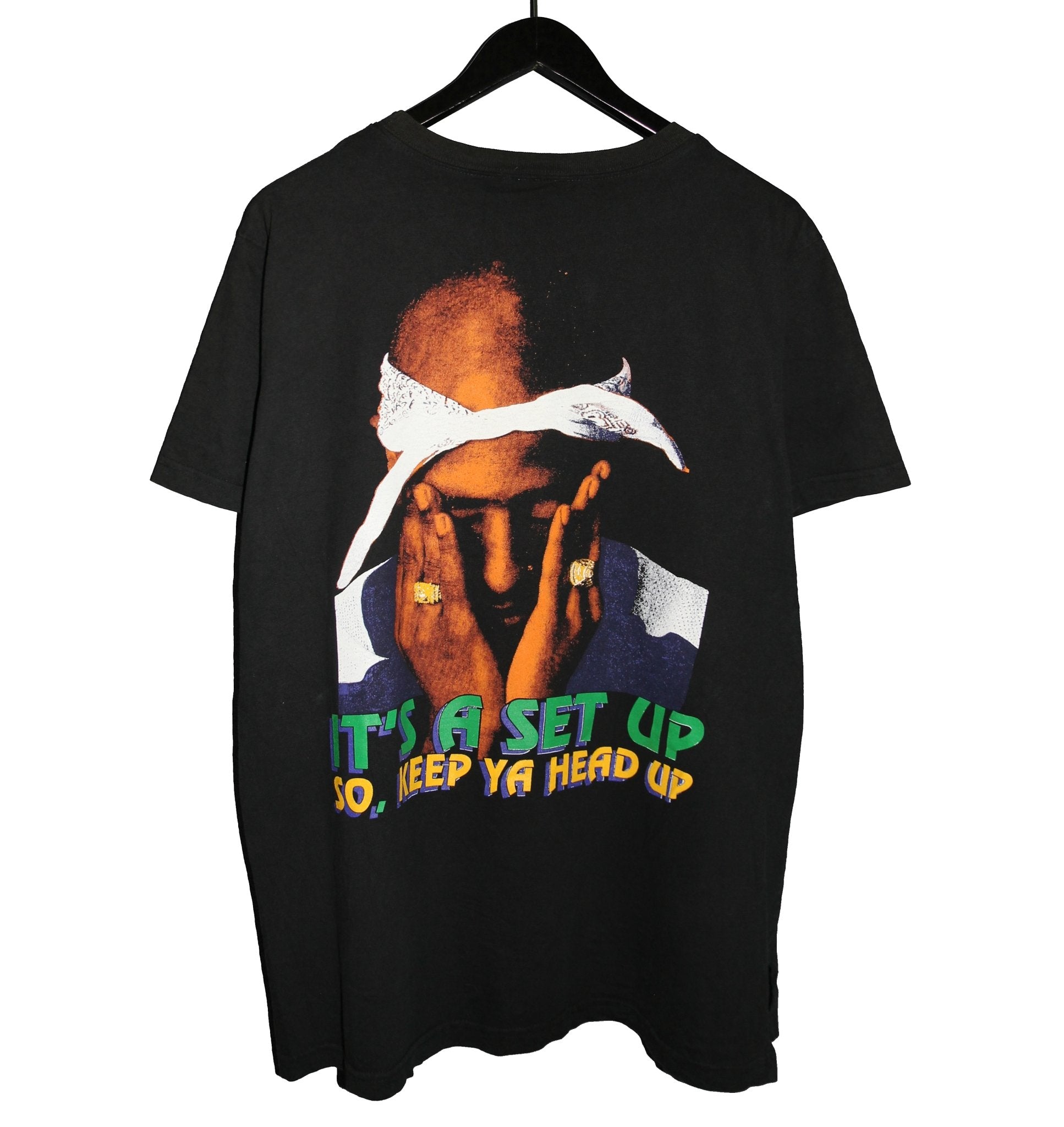 Tupac 2020 Keep Ya Head Up Rap Tee - Faded AU