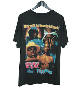 Tupac & Biggie 00s Stop the Violence Rap Shirt - Faded AU