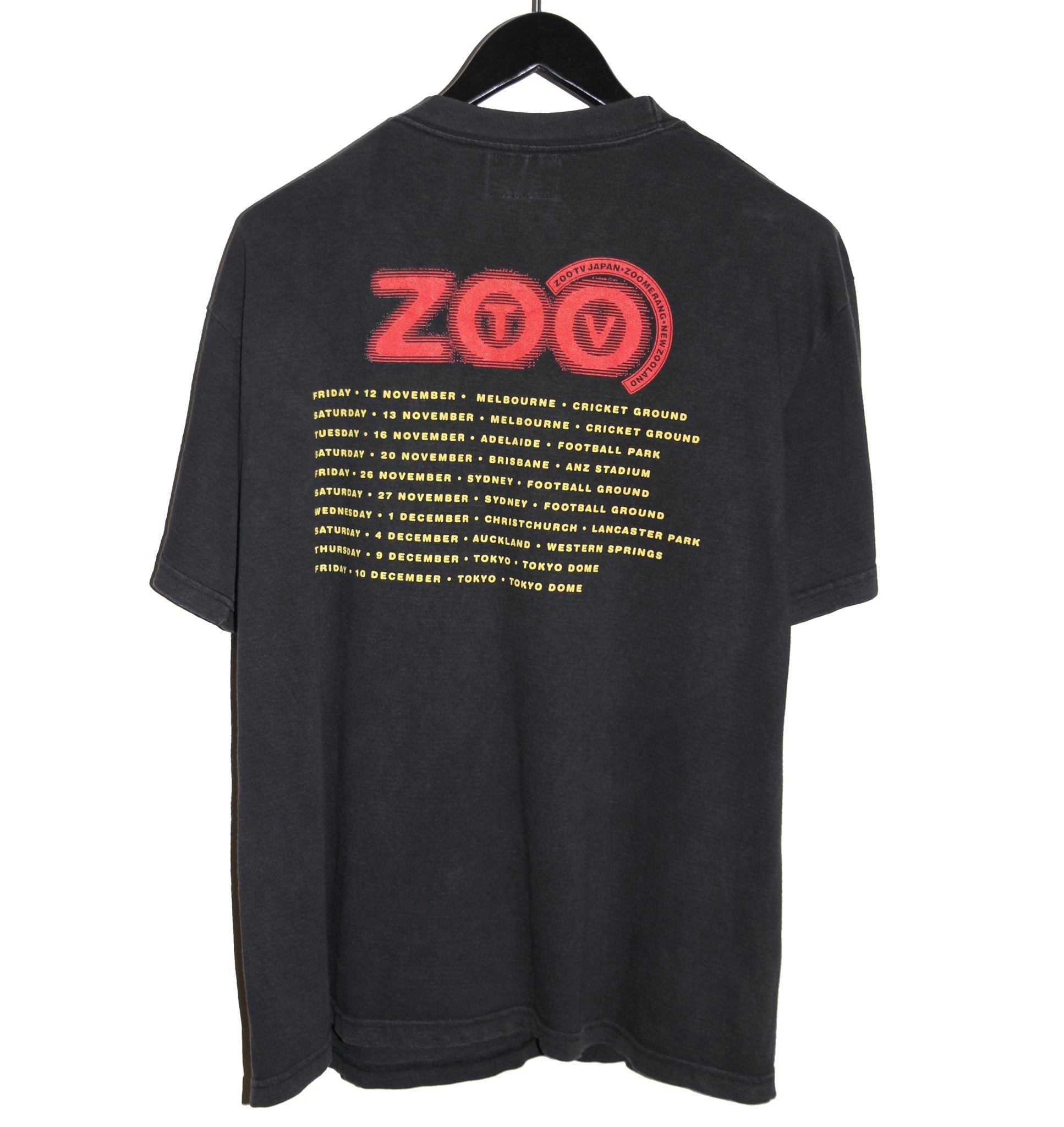 U2 1993 Zoo TV Tour Shirt - Faded AU