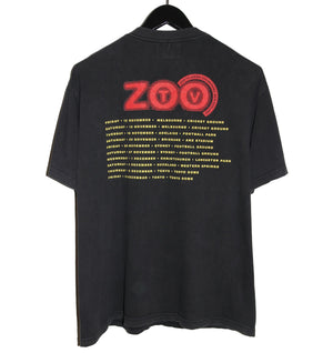 U2 1993 Zooropa Tour Shirt - Faded AU