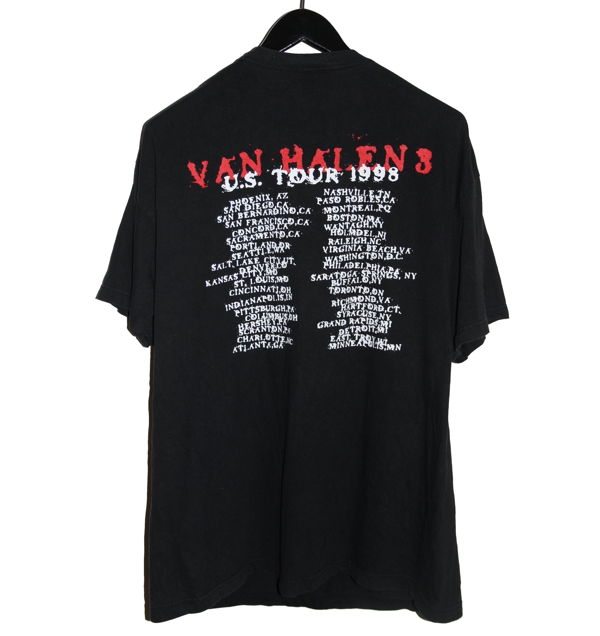 Van Halen 1998 Tour Shirt - Faded AU