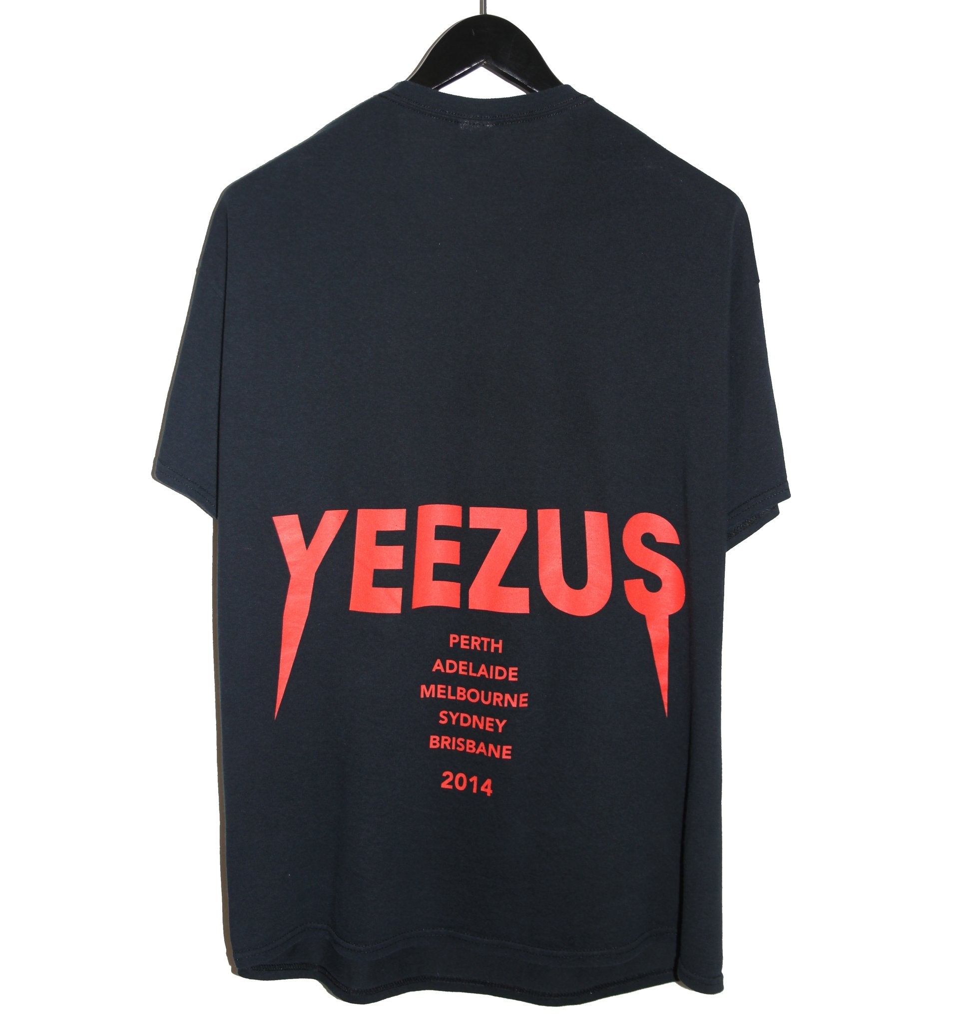 Yeezus 2014 Reaper Australian Tour Shirt - Faded AU