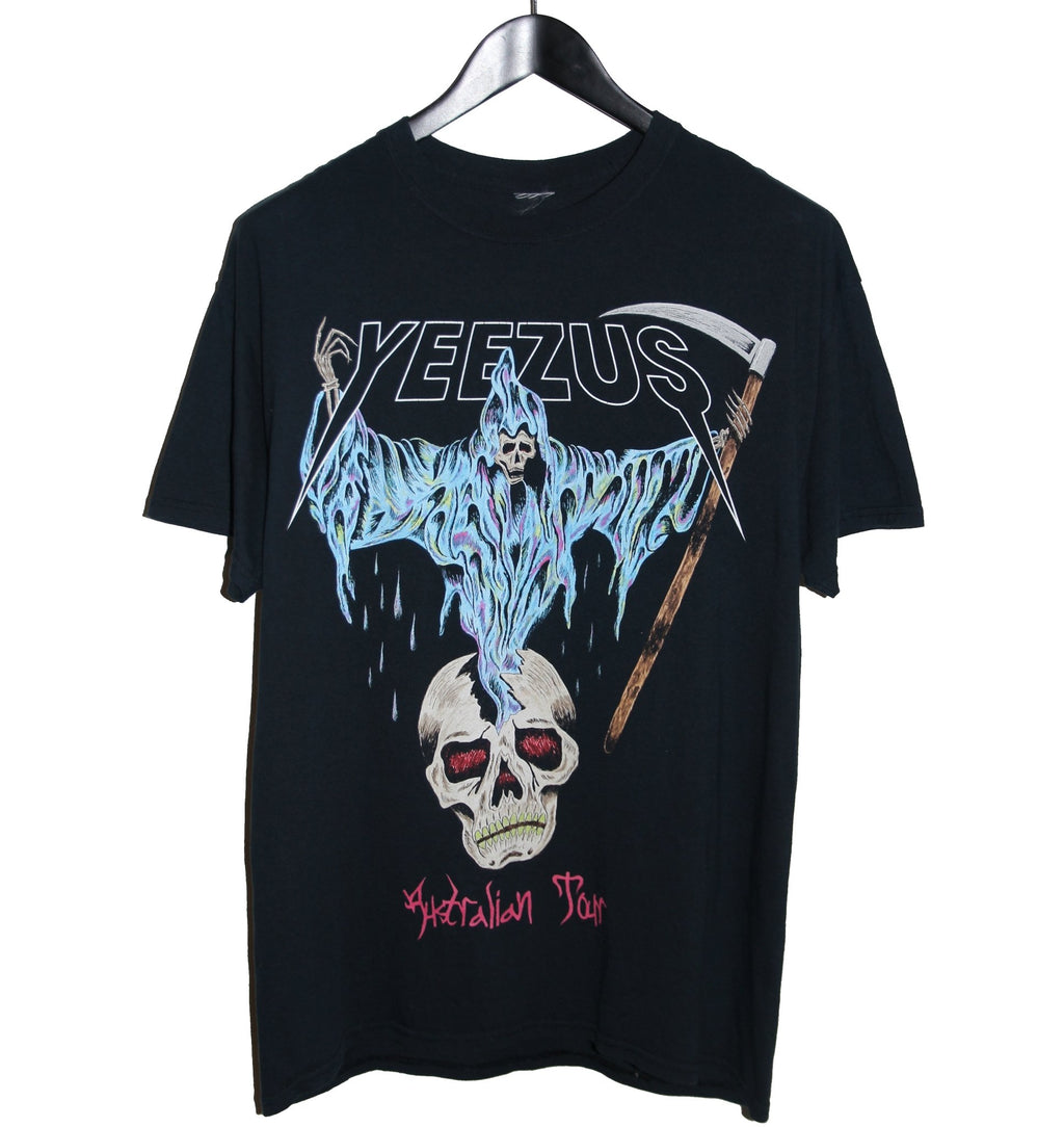 Yeezus 2014 Reaper Australian Tour Shirt LARGE - Faded AU