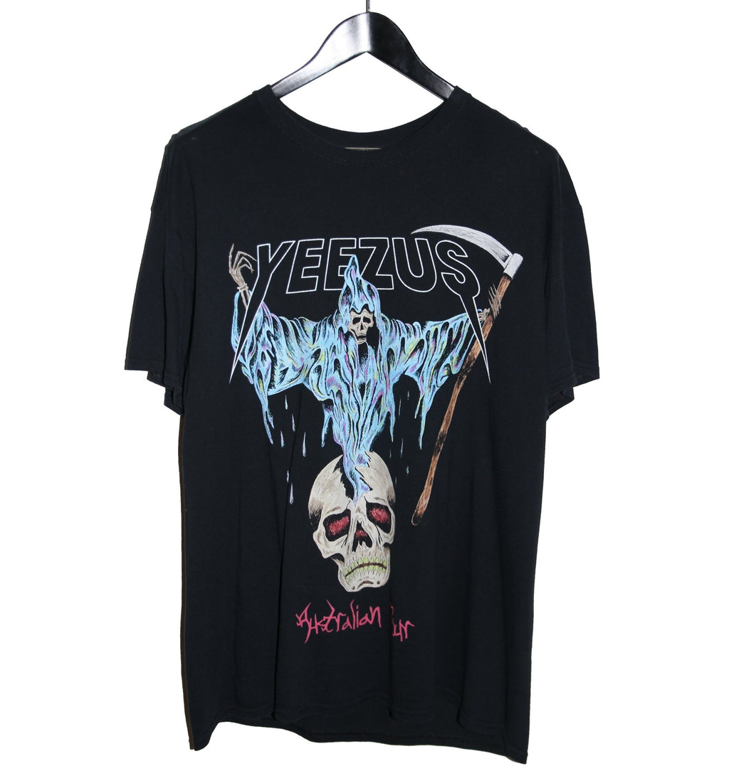 Yeezus 2014 Reaper Australian Tour Shirt X-LARGE - Faded AU