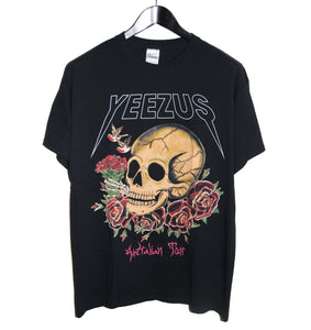 Yeezus 2014 Skull & Roses Australian Tour Shirt LARGE - Faded AU